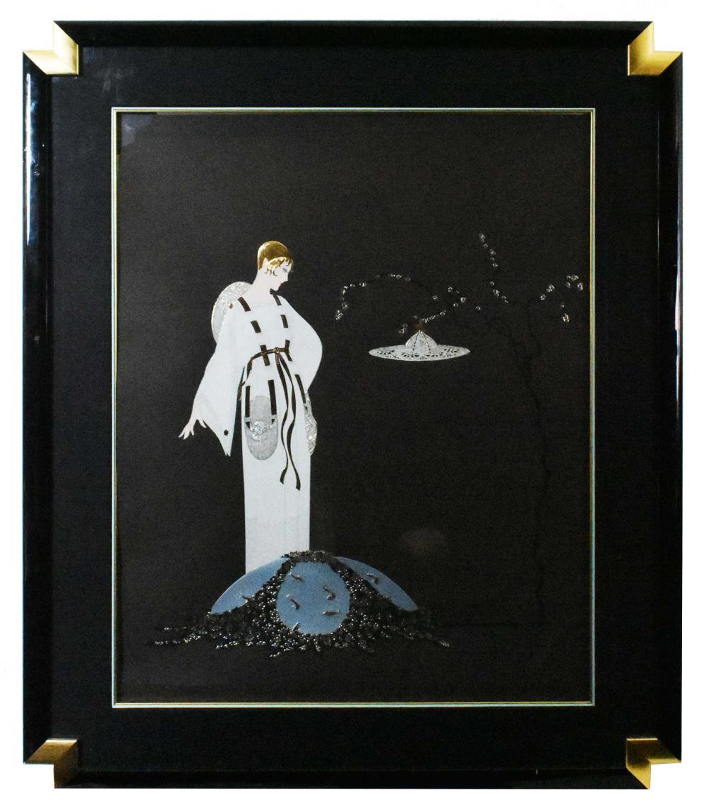 Appraisal: ERTE ROMAIN DE TIRTOFF RUSSIAN - Moon Garden Signed in