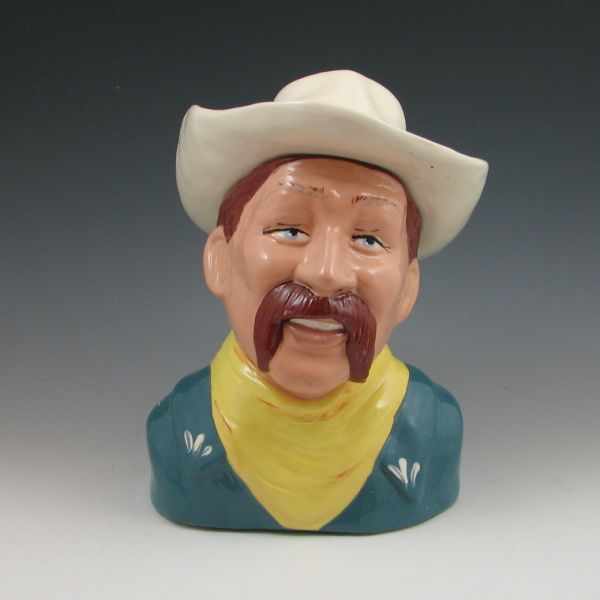 Appraisal: Rick Wisecarver American Cowboy Hero cookie jar Signed Rick Wisecarver