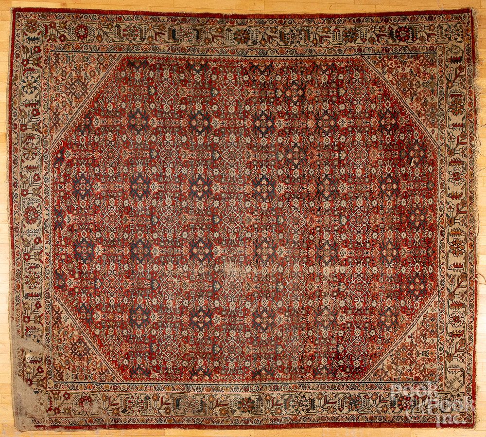 Appraisal: Hamadan carpet early th c Hamadan carpet early th c