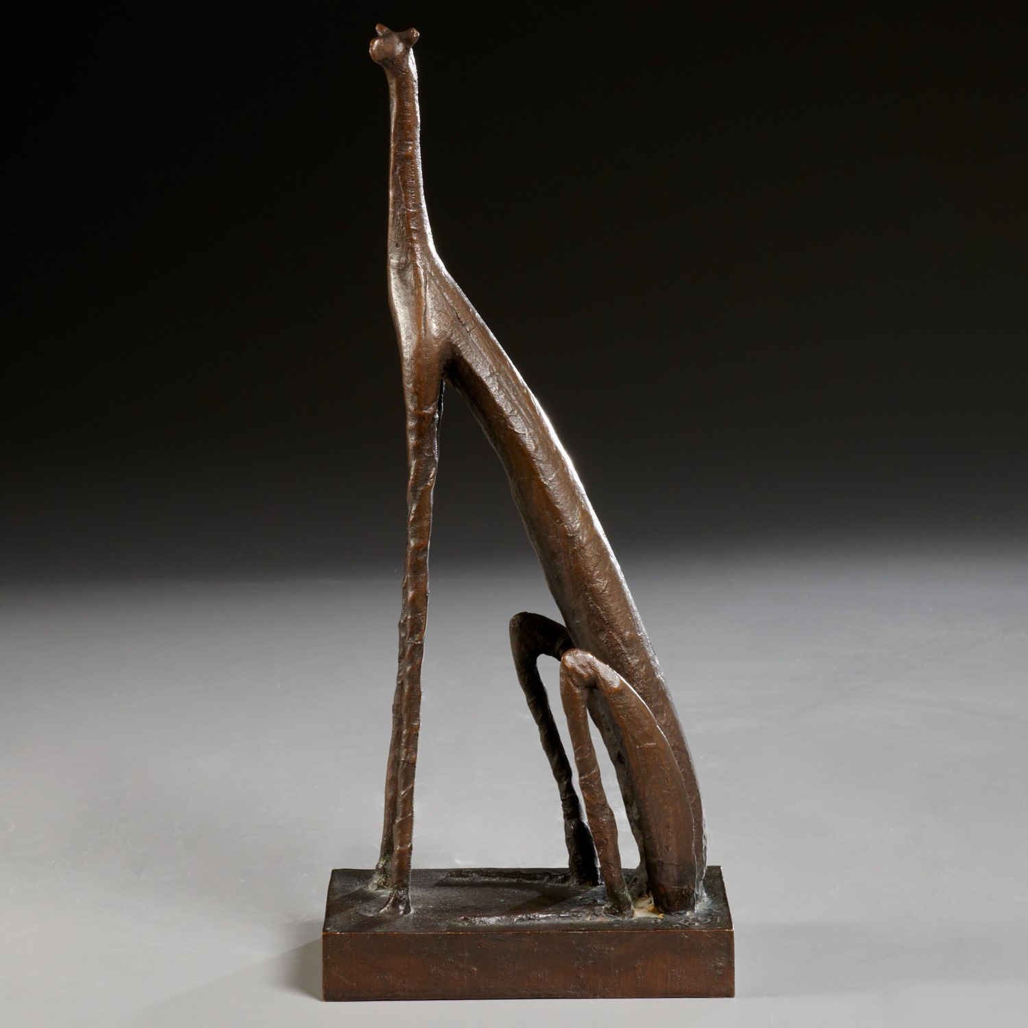 Appraisal: REG BUTLER MANNER BRONZE SCULPTURE Manner of Reg Butler British