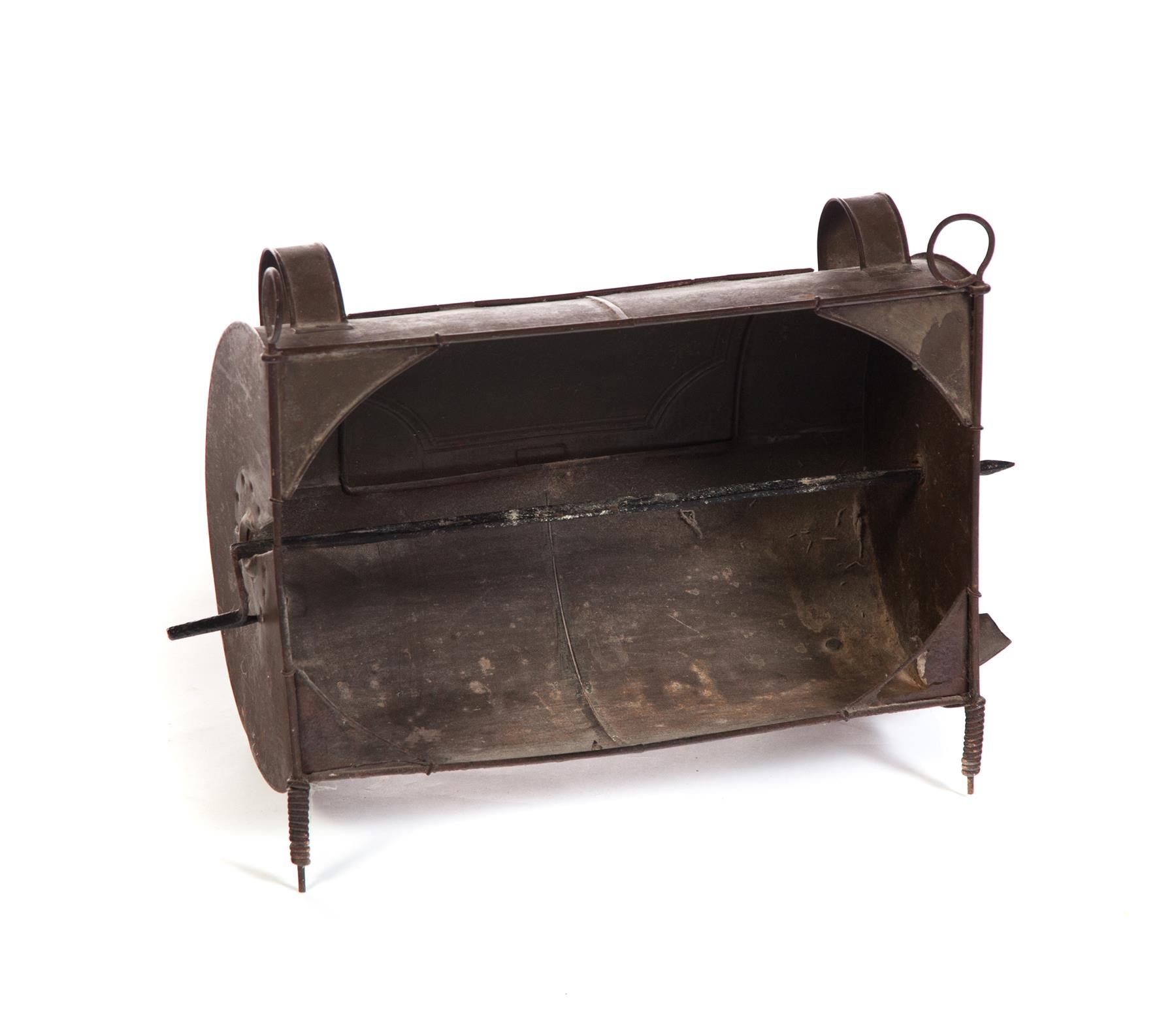 Appraisal: AMERICAN TIN ROASTER Second half- th century With spit Minor