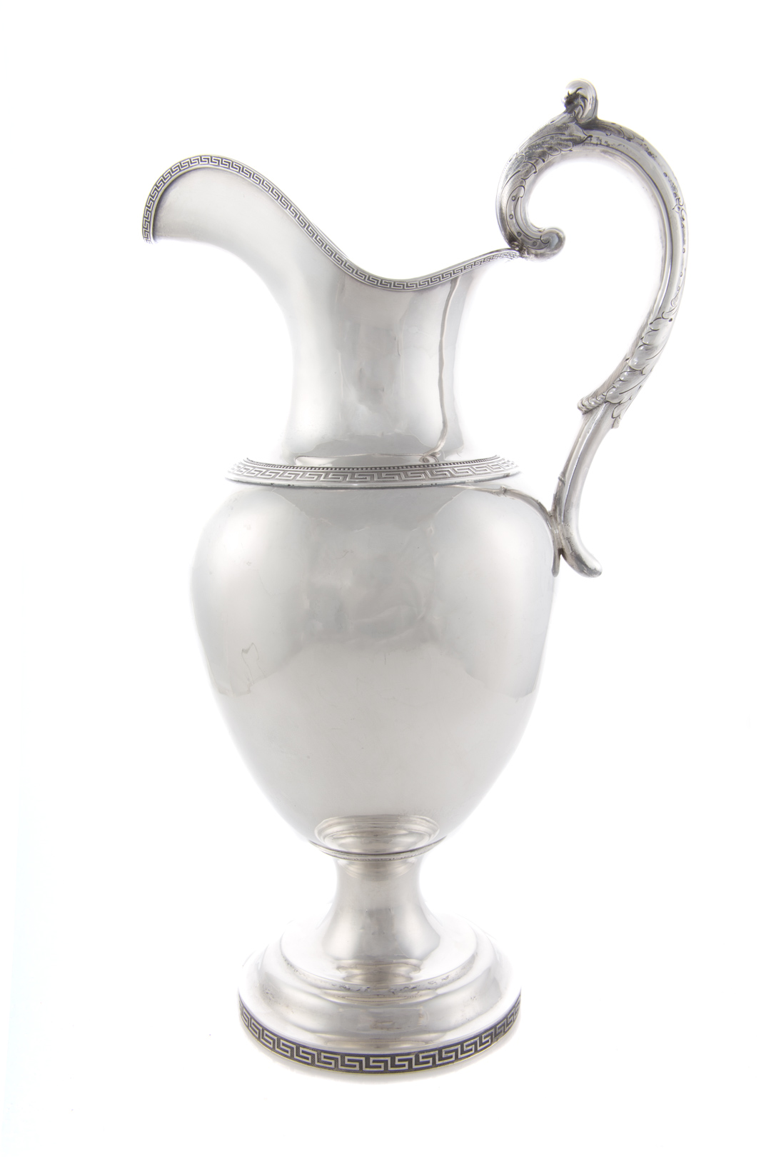 Appraisal: Sterling silver ewer marked Tiffany Co sterling silver ewer marked