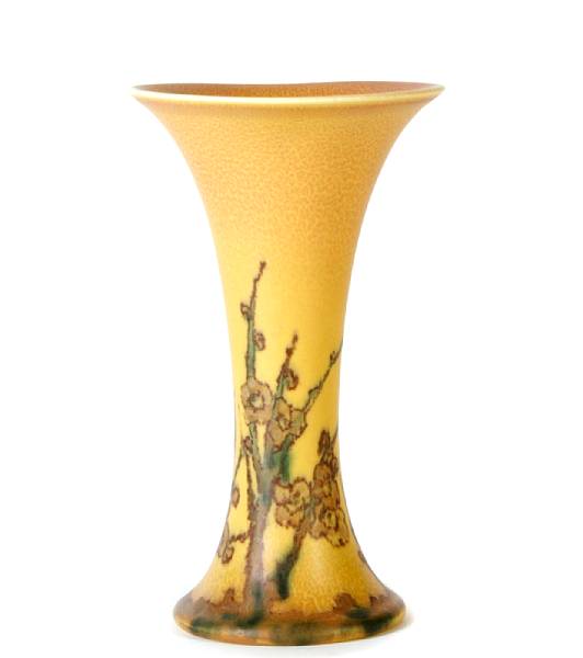 Appraisal: A Rookwood wax matt glaze vase by Elizabeth N Lingenfelter