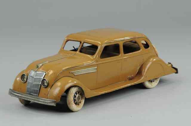 Appraisal: KINGSBURY CHRYSTLER AIRFLOW SEDAN Pressed steel painted in tan overall