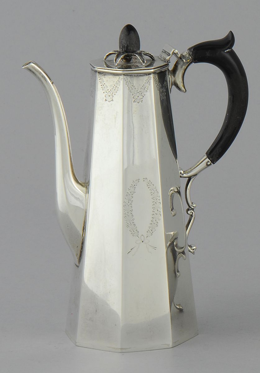 Appraisal: STERLING SILVER DEMITASSE COFFEEPOT BY HOWARD CO OF NEW YORK