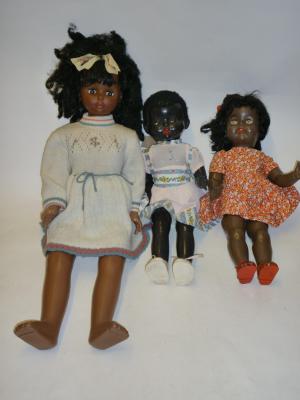 Appraisal: A Roddy hard plastic negro doll high a similar Pedigree