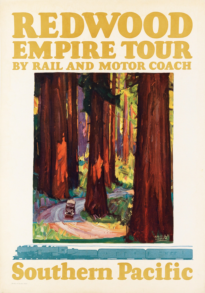 Appraisal: MAURICE LOGAN - REDWOOD EMPIRE TOUR SOUTHERN PACIFIC x inches