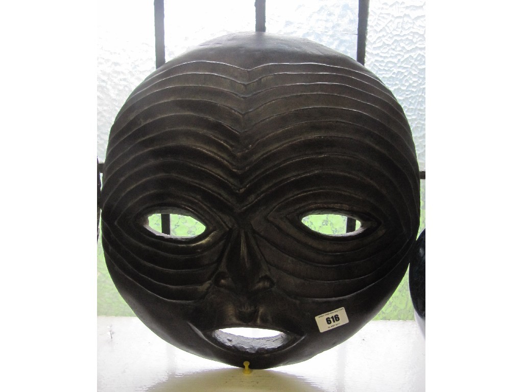 Appraisal: Carved wooden African mask