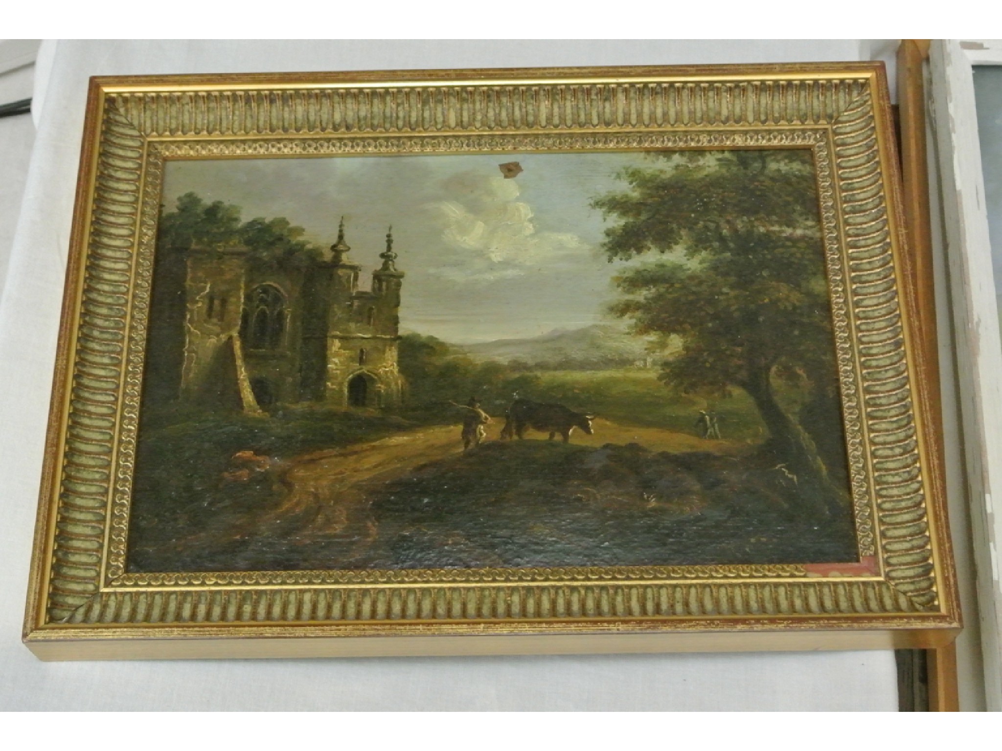 Appraisal: An early th century oil painting on board of a