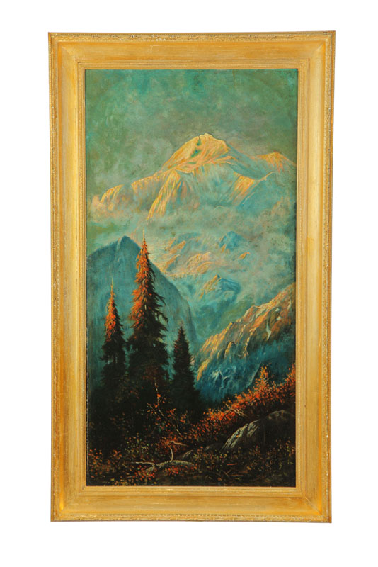 Appraisal: LANDSCAPE OF MOUNT MCKINLEY AMERICAN LATE TH-EARLY TH CENTURY Oil