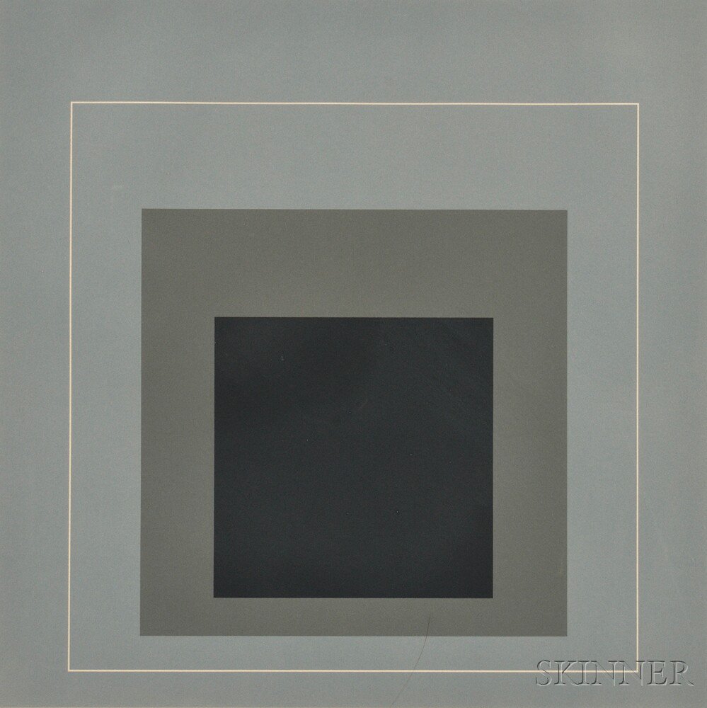 Appraisal: Josef Albers German American - WLS - IX from WHITE