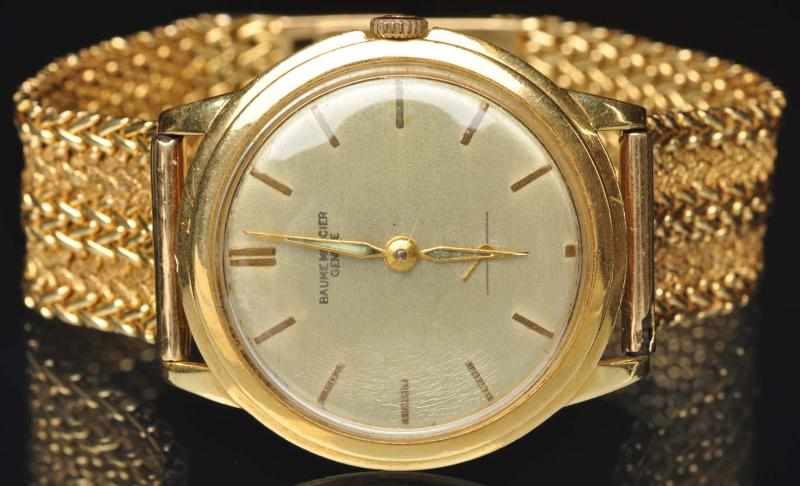 Appraisal: K Mens Barmet Mercier Wrist Watch s era Swiss-made jewel