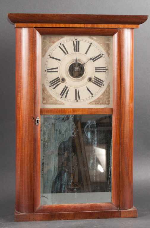 Appraisal: Victorian walnut mantel clock Estimate - All property is sold