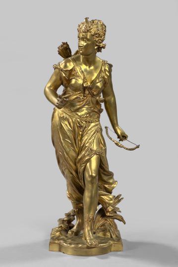 Appraisal: Augustin Moreau French - Diana the Huntress fourth quarter th