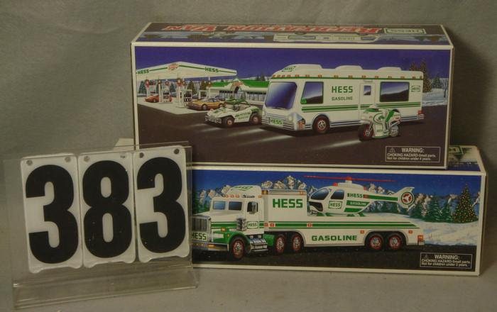 Appraisal: Lot of Hess Trucks mint in original boxes and Estimate