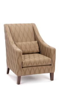 Appraisal: Hawthorne Gray Upholstered Lounge Chair Hawthorne Furniture American th century