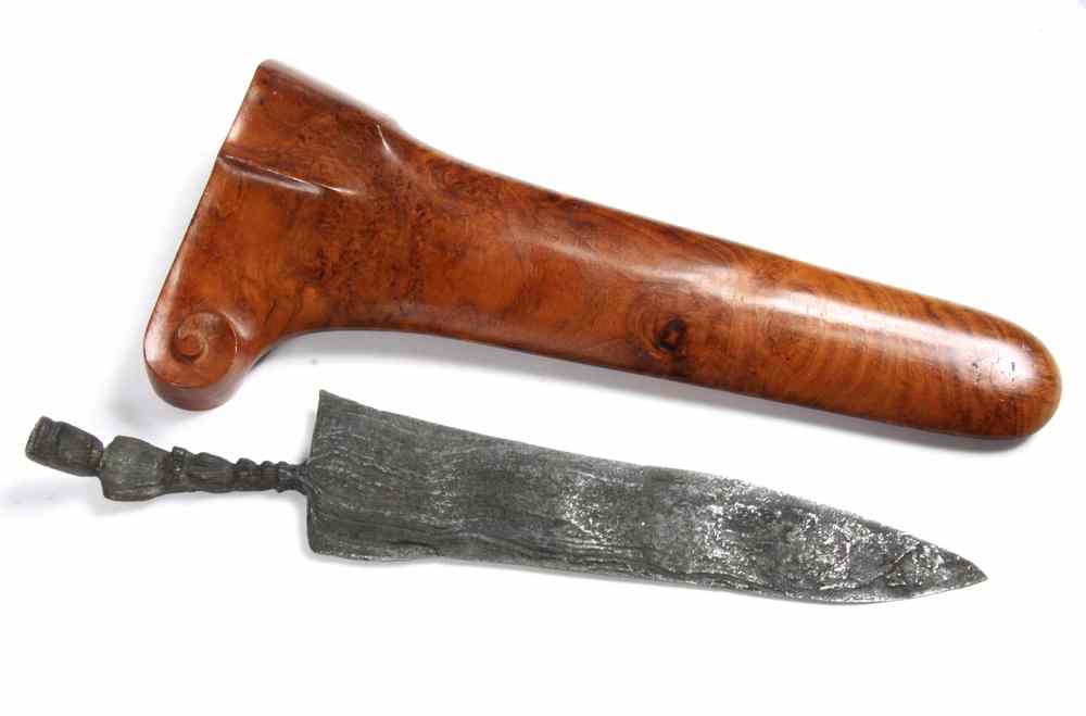 Appraisal: JAVANESE INDONESIAN CEREMONIAL KNIFE - Majapahit Keris or Sajen Putat