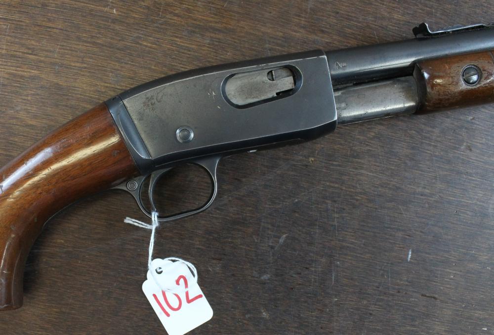 Appraisal: REMINGTON MODEL SLIDE ACTION RIFLE s l or lr caliber