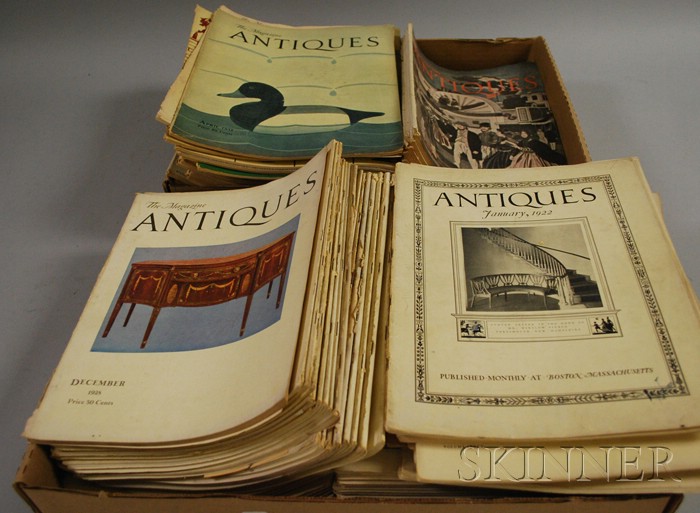 Appraisal: Lot of Early Antiques Magazines s- s