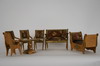 Appraisal: DOLL HOUSE FURNITURE - Circa seven piece doll house parlor