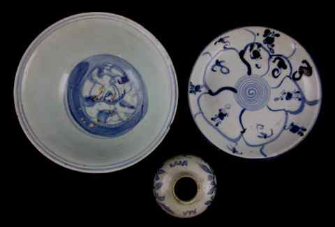 Appraisal: GROUP OF CHINESE KRAAK WARE Ming dynasty th century and