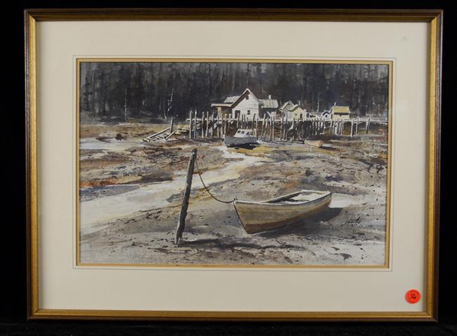 Appraisal: JOHN A BARTOK American b LOW TIDE BAILEY'S ISLAND OGUNQUIT