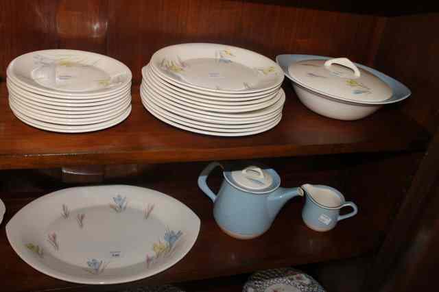 Appraisal: A COLLECTION OF NORWEGIAN STYLISED DINNER WARE including turreens plates