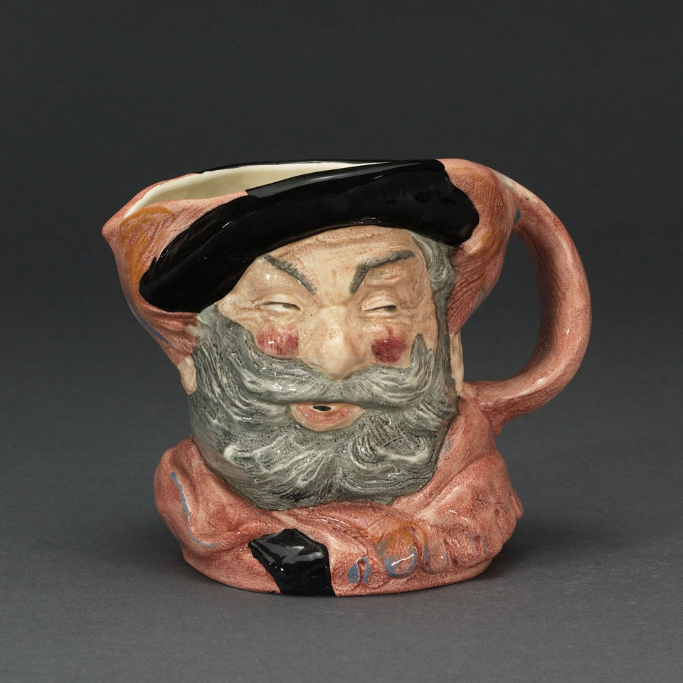 Appraisal: Three Royal Doulton Character Jugs Falstaff D Punch Judy Man