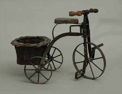 Appraisal: Miniature Decorative Tricycle