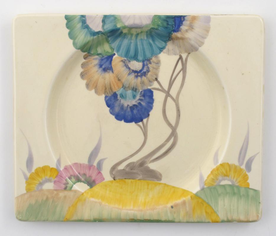 Appraisal: Aurea a Clarice Cliff Bizarre Biarritz plate