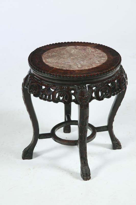 Appraisal: STAND Asia st half - th century hard wood and