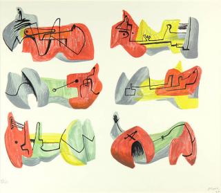 Appraisal: Print Henry Moore Henry Moore British - Six Sculptural Studies