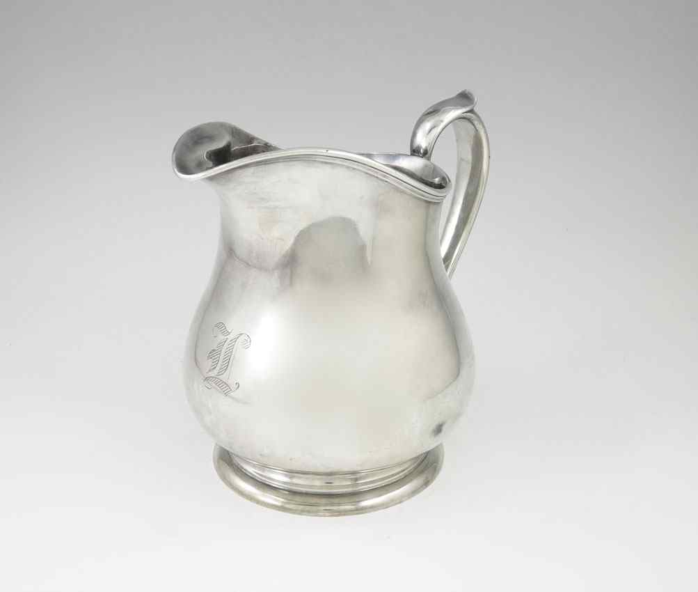 Appraisal: ROGER WILLIAMS STERLING WATER PITCHER Monogrammed marked with RW pints