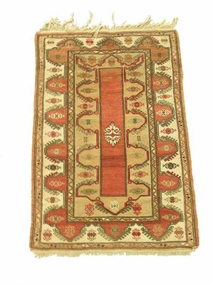 Appraisal: A Melas rug west Anatolia early th century x in