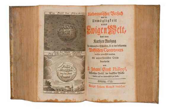 Appraisal: PHYSICAL SCIENCE - Rajo Johann Drey Physico-Theologische Betrachtungen Von der