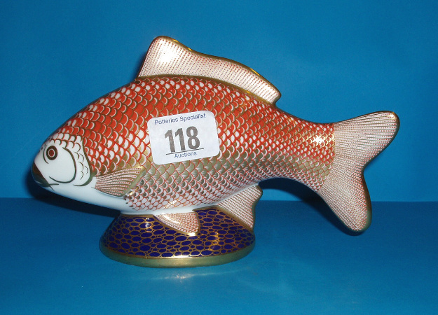 Appraisal: Royal Crown Derby Golden Carp Boxed