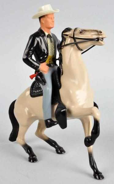 Appraisal: Hartland Bret Maverick Horse Rider Description Complete set includes hat