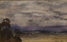 Appraisal: Ronald Elliot Bull - Coming Storm watercolour signed 'Ronald E