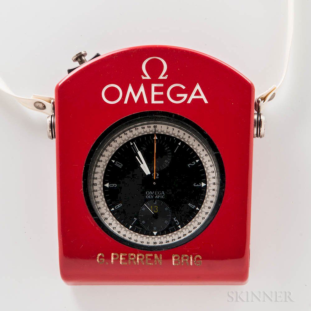 Appraisal: Omega Split Second Chronograph or Rattrapante Olympic Timing Watch Omega