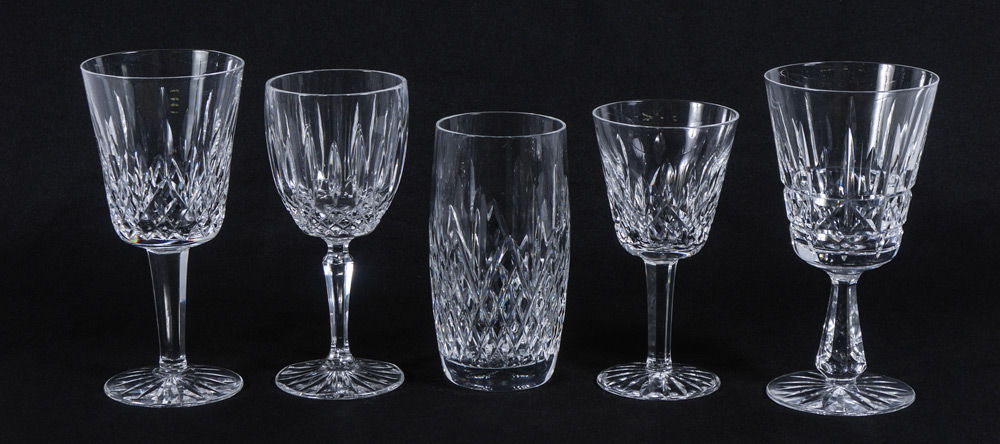 Appraisal: ASSEMBLED COLLECTION OF WATERFORD STEMWARE An assembled piece collection with