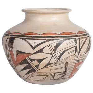 Appraisal: Hopi Pottery Jar second quarter th century large form and