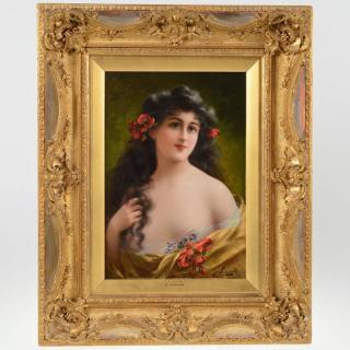 Appraisal: Emile Vernon Poppies oil on canvas signed E Vernon lower