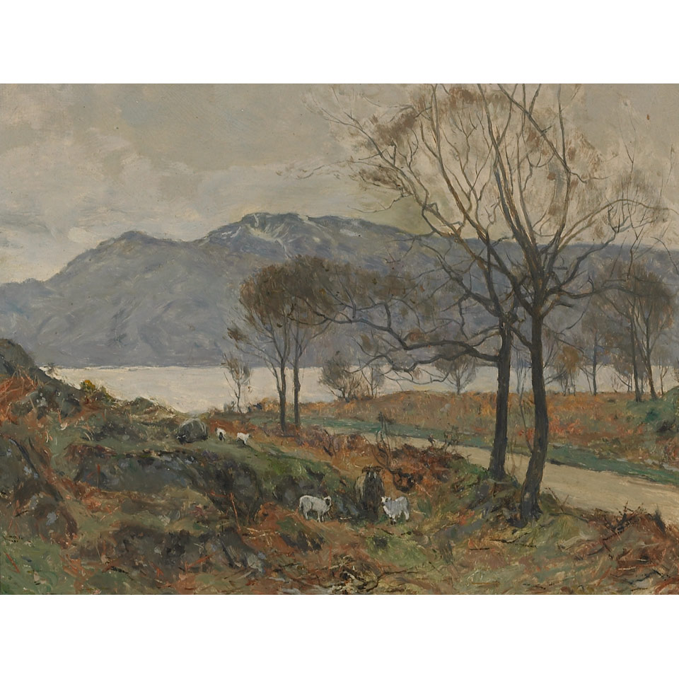 Appraisal: Robert McGown Conventry - Scottish LOCH LINNHE Oil on board