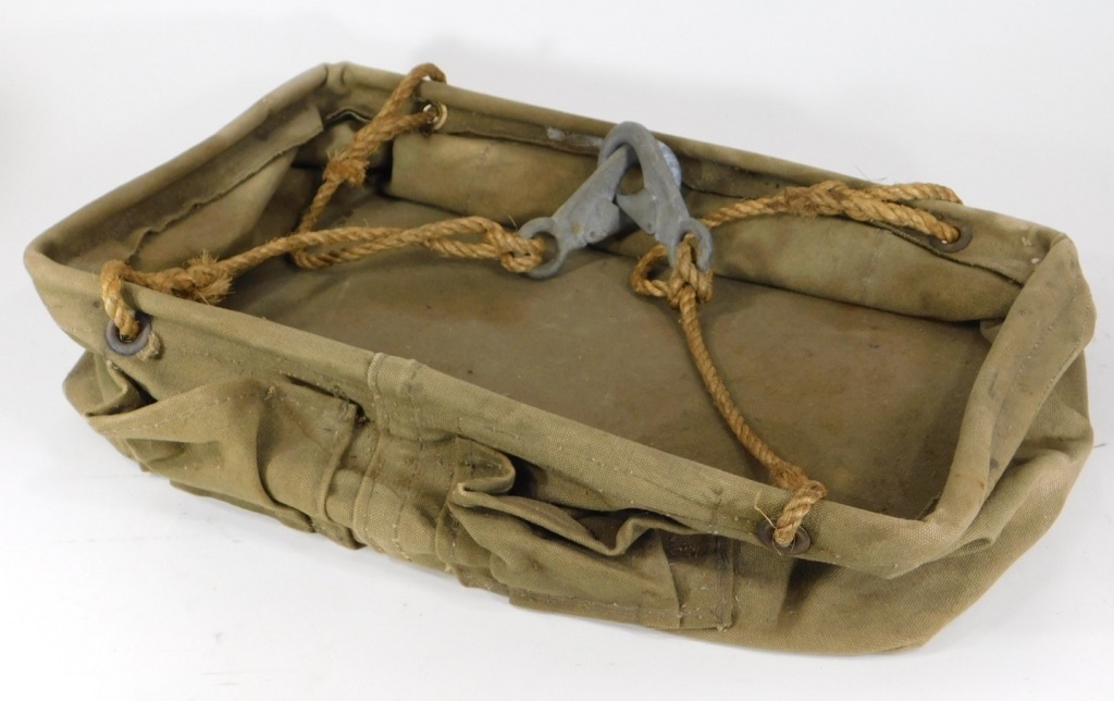 Appraisal: VINTAGE BELL SYSTEM B LINEMAN'S CANVAS TOOL BAG United States