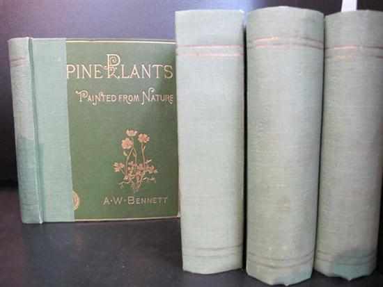 Appraisal: ALPINE PLANTS PAINTED FROM NATURE IN FOUR VOLUMES CIRCA S