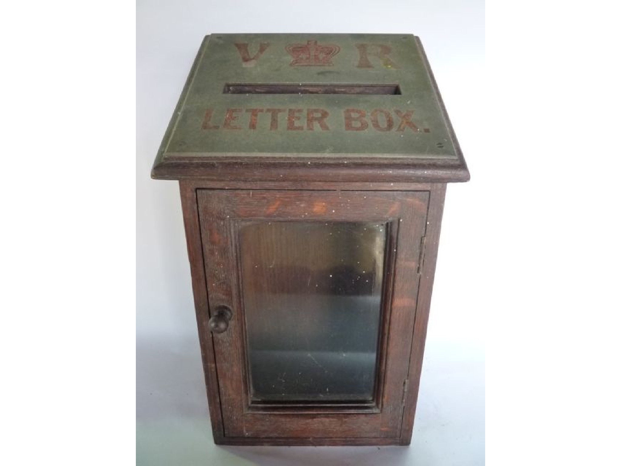 Appraisal: A good quality Victorian country house letter box principally in