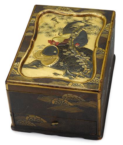 Appraisal: Japanese lacquer boxMeiji period