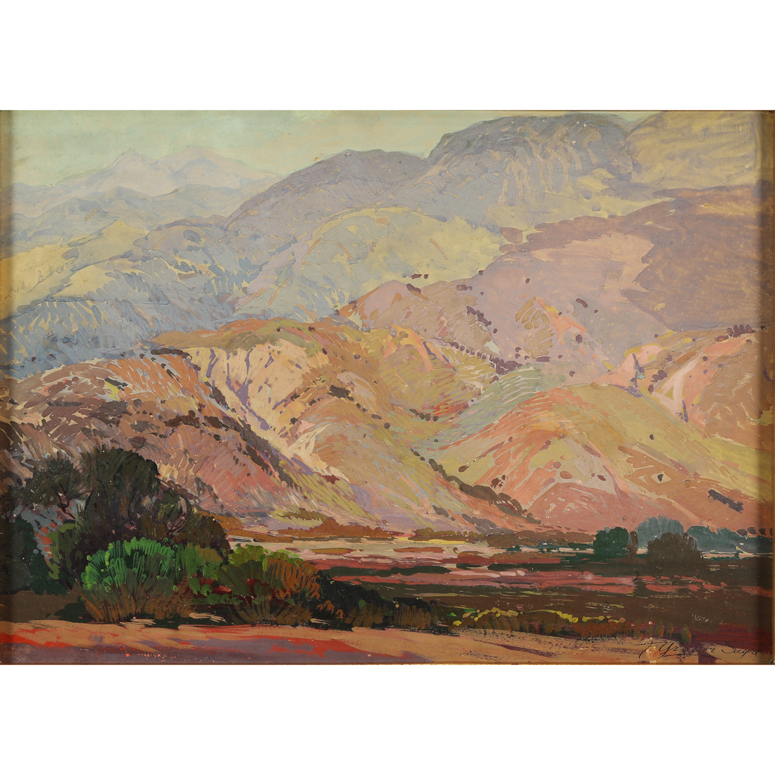 Appraisal: PAINTING FRED GRAYSON SAYRE Fred Grayson Sayre American - Mountain