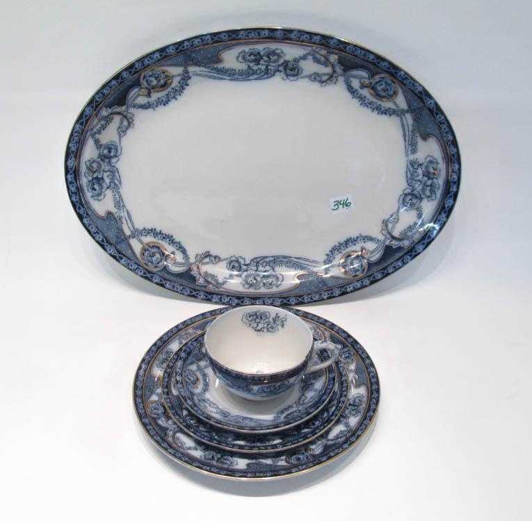 Appraisal: ROYAL STAFFORDSHIRE RENOWN DINNERWARE SET forty-nine pieces consisting of dinner