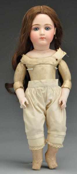 Appraisal: Early French Bisque B b Doll Description French bisque socket